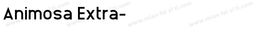 Animosa Extra字体转换
